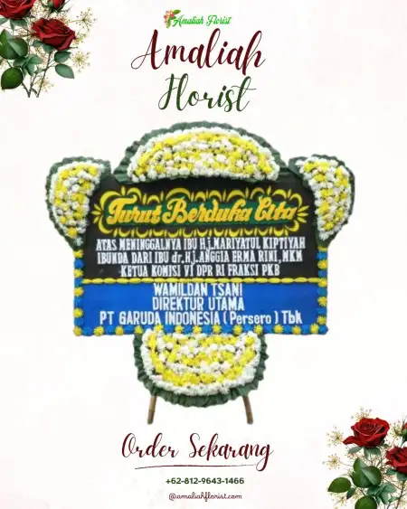 Papan Bunga Duka Suka Maju
